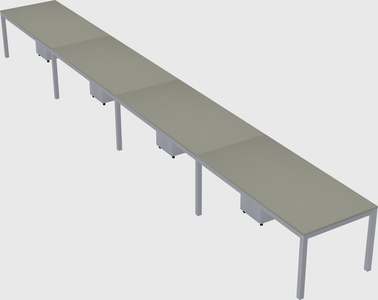 Rectangular desk