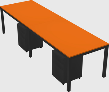 Rectangular desk