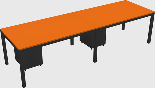 Rectangular desk