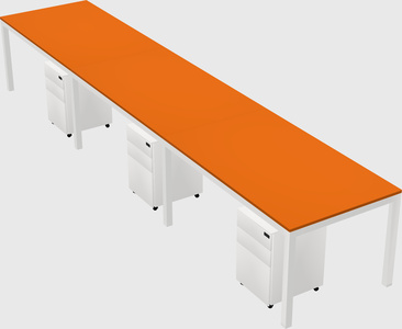 Rectangular desk