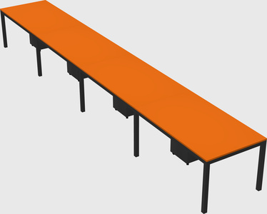 Rectangular desk