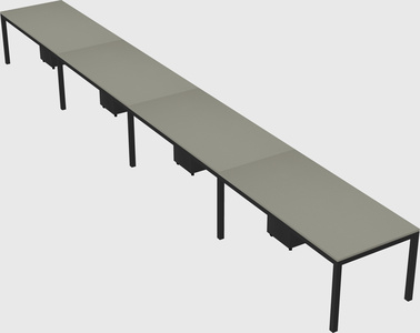 Rectangular desk
