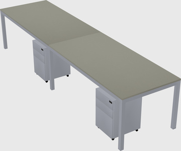 Rectangular desk