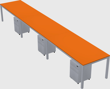 Rectangular desk