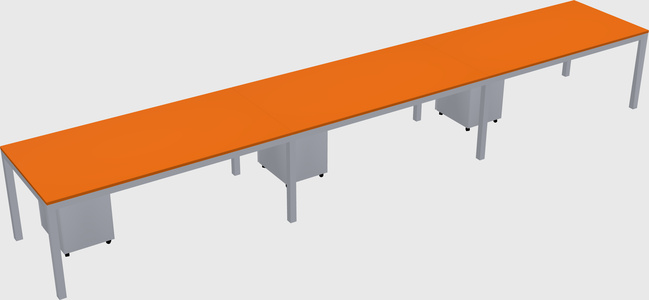 Rectangular desk