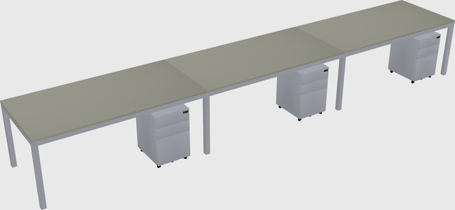 Rectangular desk