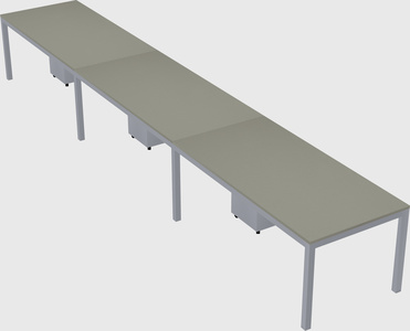 Rectangular desk