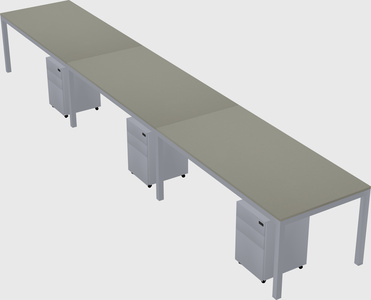 Rectangular desk