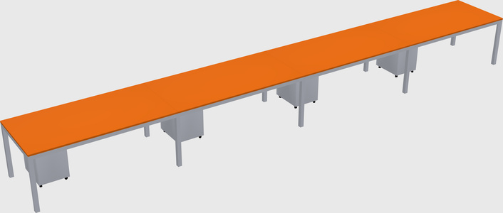 Rectangular desk