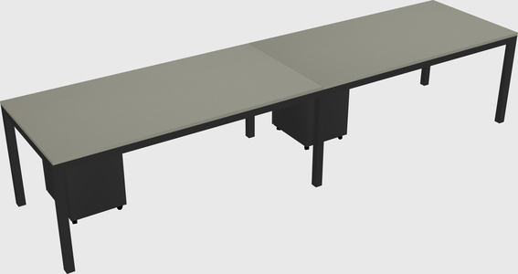 Rectangular desk