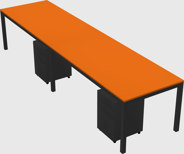 Rectangular desk