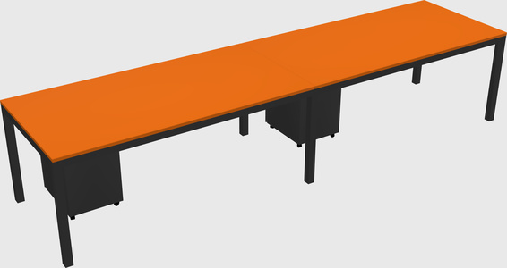 Rectangular desk