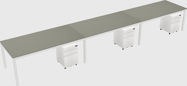 Rectangular desk