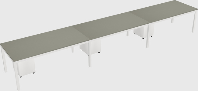 Rectangular desk