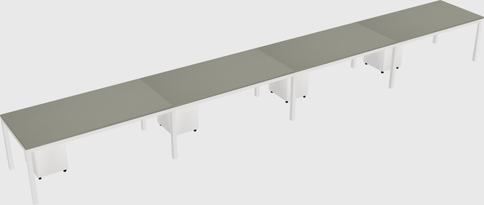 Rectangular desk