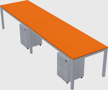 Rectangular desk