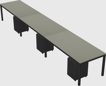 Rectangular desk