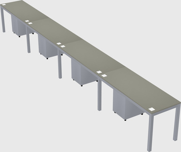 Rectangular desk