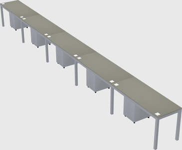 Rectangular desk