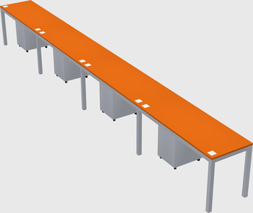 Rectangular desk