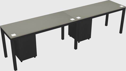 Rectangular desk