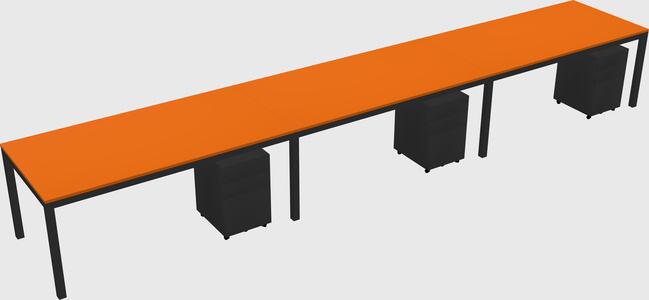 Rectangular desk
