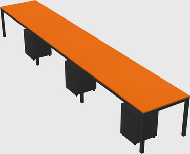 Rectangular desk