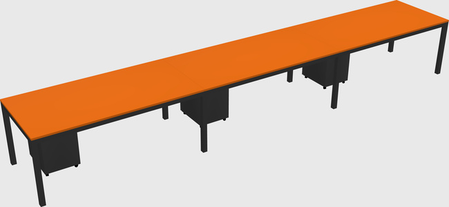 Rectangular desk