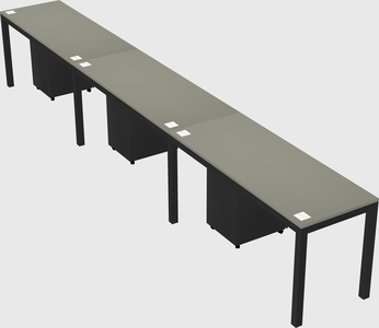 Rectangular desk