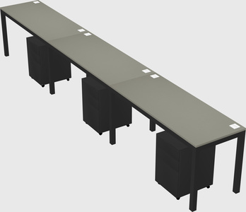Rectangular desk