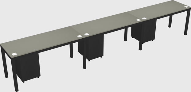 Rectangular desk