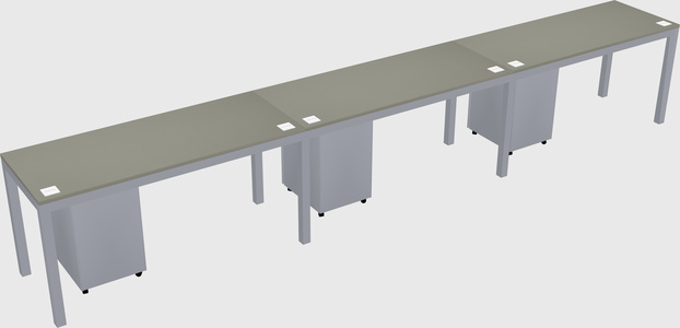 Rectangular desk