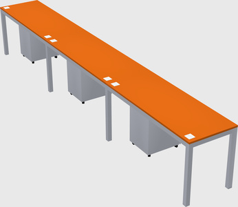 Rectangular desk