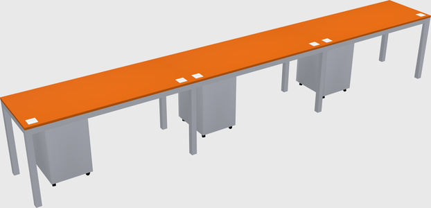 Rectangular desk