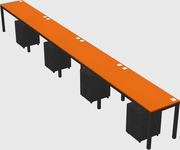 Rectangular desk