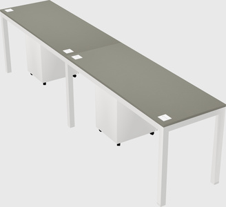 Rectangular desk