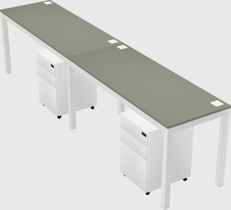 Rectangular desk