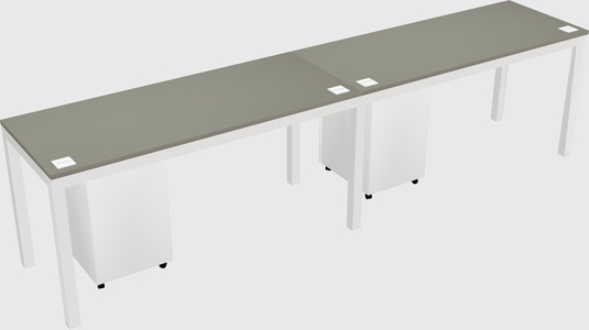 Rectangular desk