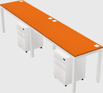Rectangular desk