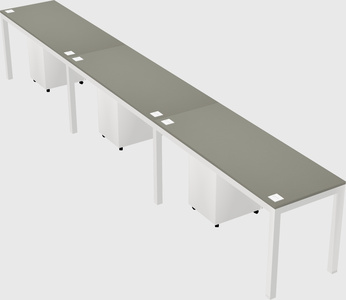 Rectangular desk
