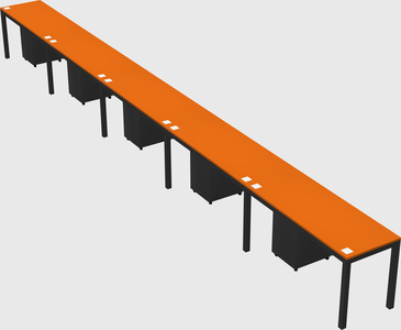 Rectangular desk