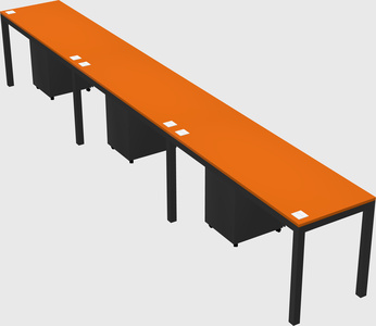 Rectangular desk