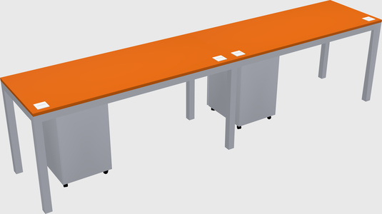 Rectangular desk