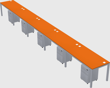 Rectangular desk