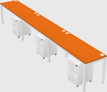 Rectangular desk