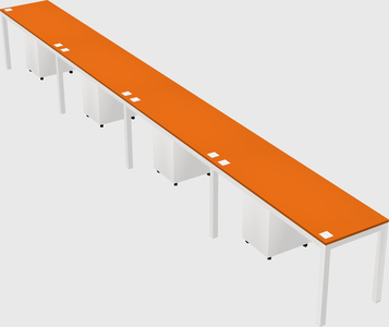 Rectangular desk