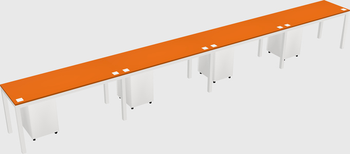 Rectangular desk