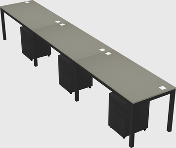 Rectangular desk