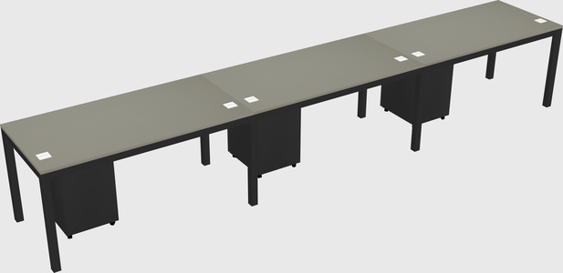 Rectangular desk