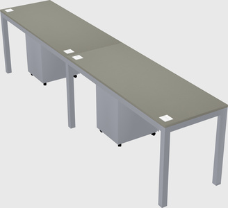 Rectangular desk